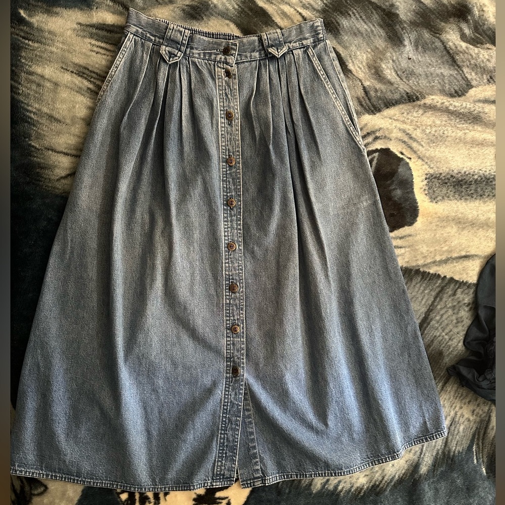 Koret City Blues Denim Skirt